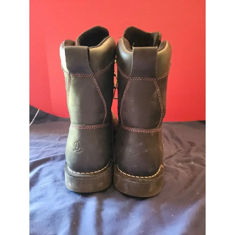 Men’s Danner Gritstone 8” boots, size US 15D Black Work Boots Safety 14220